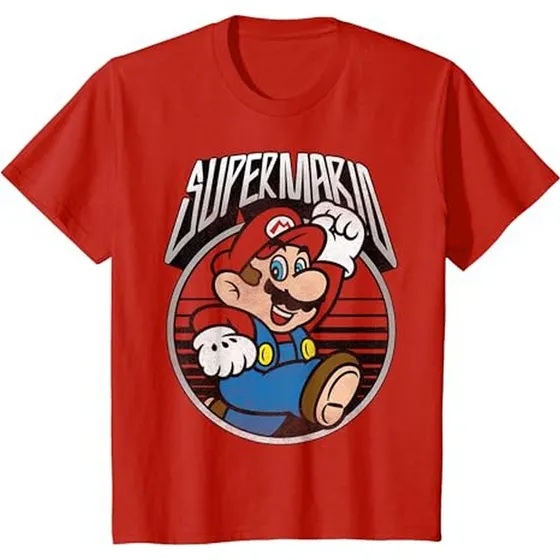 Franelas Super Mario Running Niño  Talla S