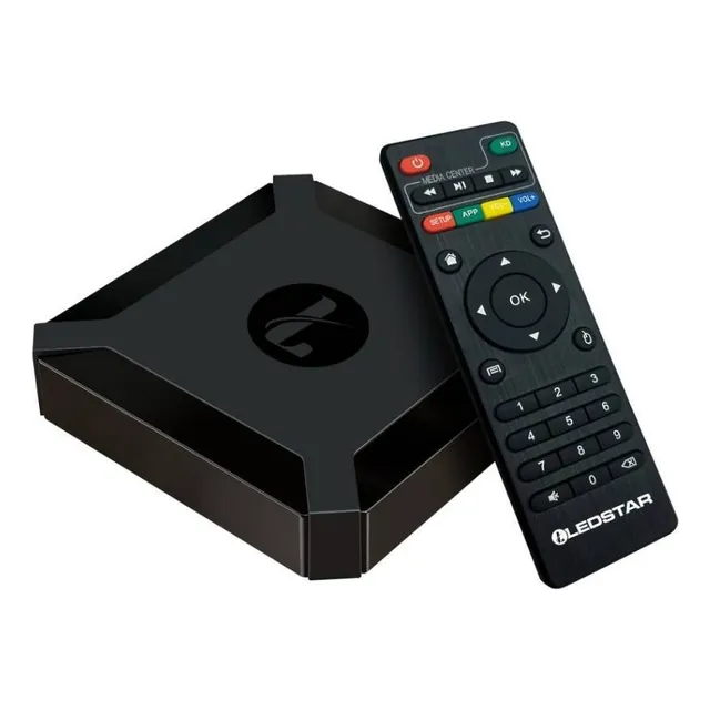Smart Tv Box 2gb Ram 16gb Rom 4k Android 10 Ultra Hd Control Color Negro Tipo De Control Remoto Estándar