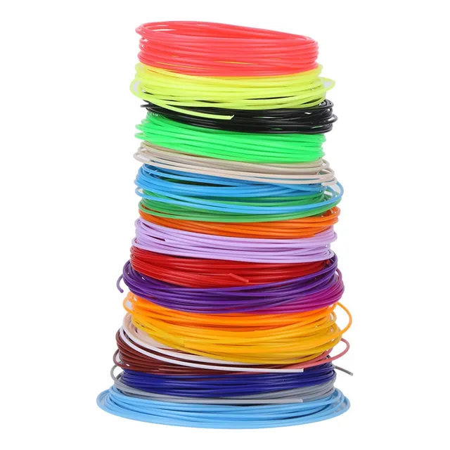 Chazcool 3d Pen Filamen, 20 Colores 1.75 Mm 16.4ft Cada Uno