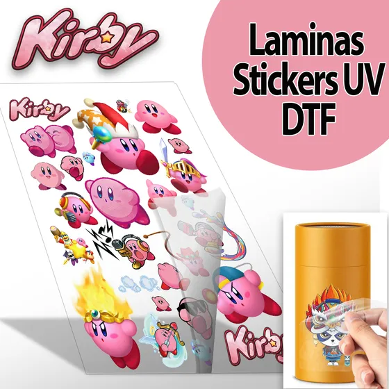 Stickers Uv Dtf Kirby
