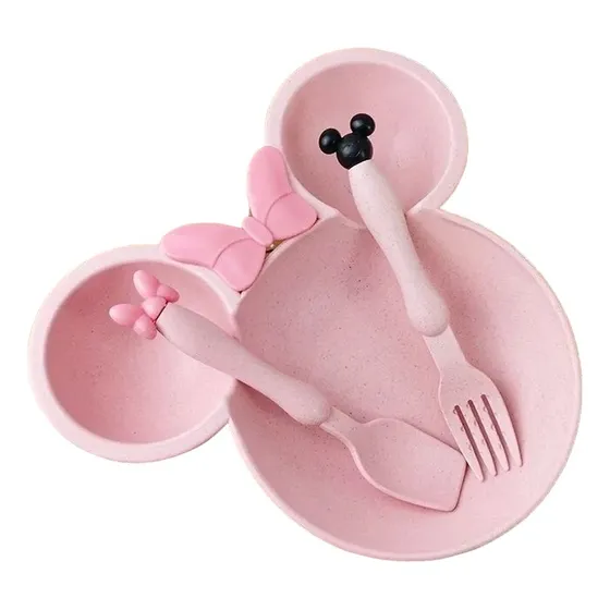 Plato Y Cubiertos Para Niños 3 Piezas