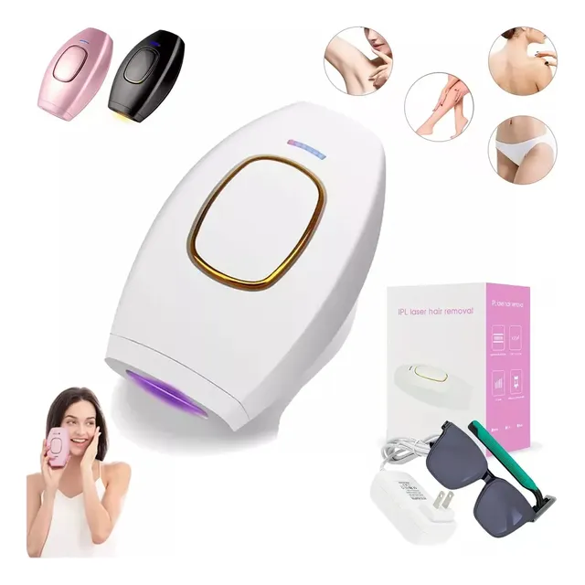 Depiladora Permanente Láser 999,999 Flashes Facial Y Corpora 5 Cantidad De Intensidades Rápido Y Eficaz Depiladora Indoloro