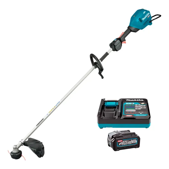 Rocadeira Lateral Bateria Makita Xgt 40v 1 Bat Completo