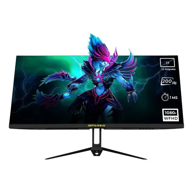 Monitor Gamer 29" DXT GAMING Immersion 1ms 200Hz WFHD IPS FreeSync G-Sync Negro