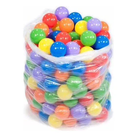 Set De 100 Pelotas Plásticas Para Piscina Colores Vivos