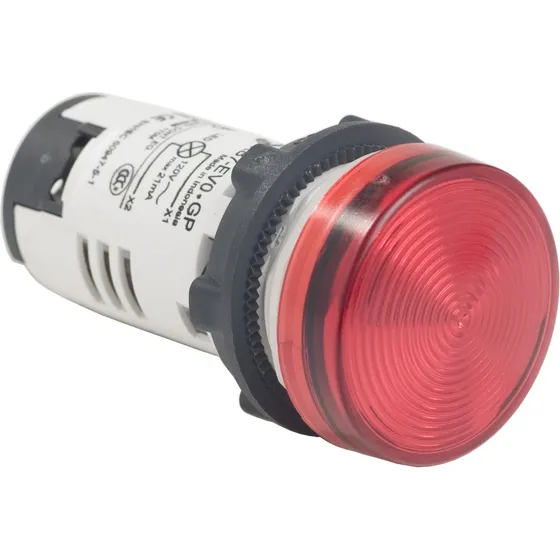 Xb7ev04gp Monolithic Pilot Light Pushbutton, Harmony Xb7, P