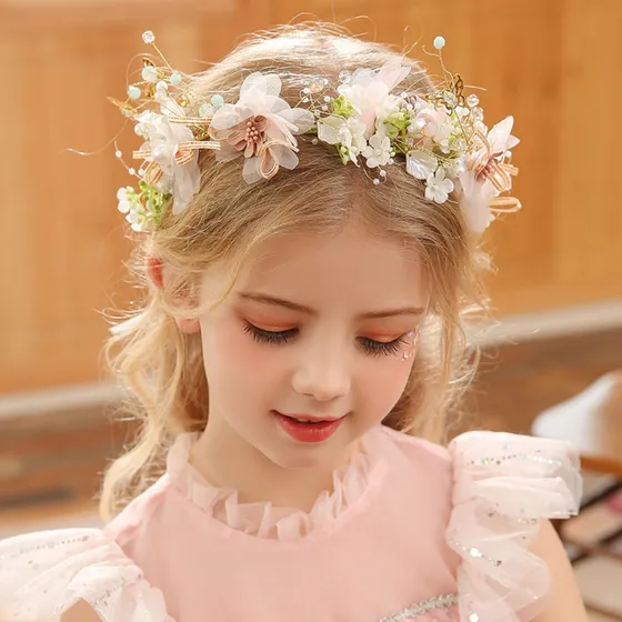 Tiara Coroa De Flores Maristiê Daminha Noiva Enfeite Cabelo