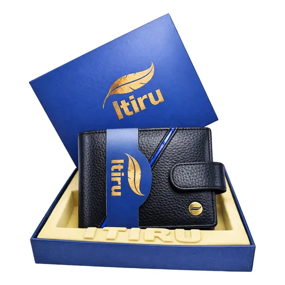 Carteira Masculina Itiru Couro Legítimo Luxo