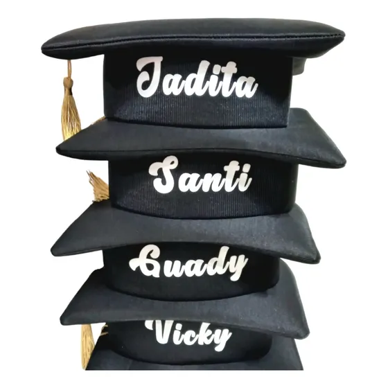 Birretes De Tela Egresados Jardin Y Primaria Personalizados