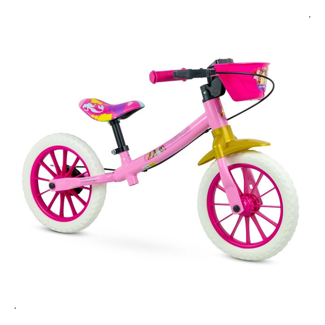 Bicicleta Equilibrio Infantil Balance Nathor Disney Princesa