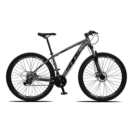 Bicicleta Gts Dexter 21v Aro 29 Shimano Freio A Disco Cor Grafite Com Preto Tamanho Do Quadro 19