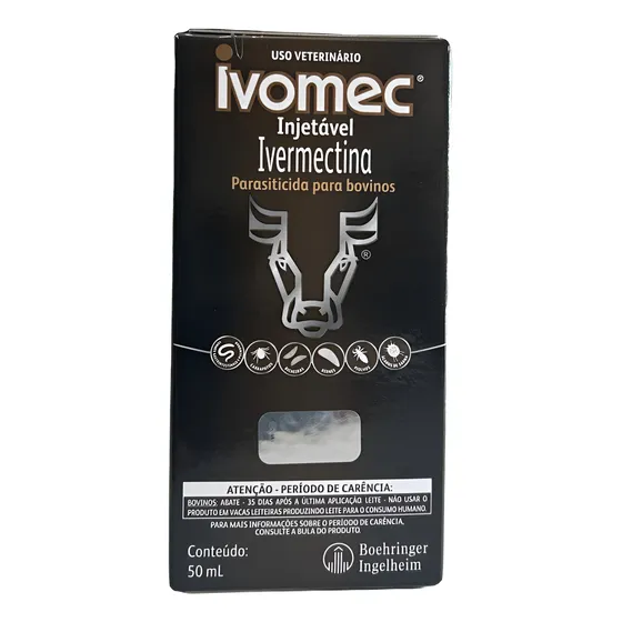 Ivomec Injetável 50ml - Boehringer Ingelheim