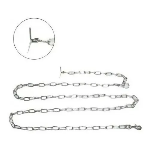 Cadena De Amarre Tipo T Para Perros De 6 Mm X 3 Metros Largo