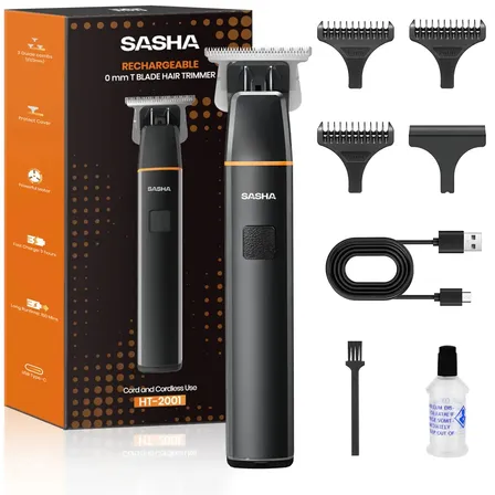 Aparador De Pelos Masculino Profissional 3 Em 1 Máquina De Cortar Cabelo Barba Recarregáv…