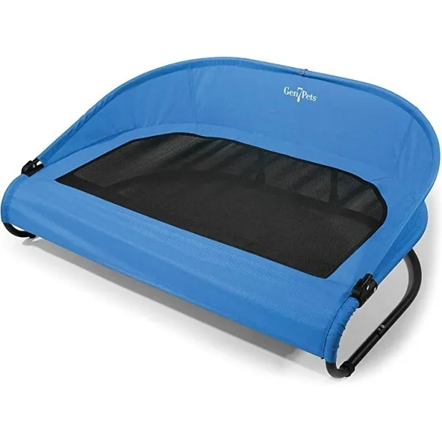 Petmate Cama Aerea Con Base Metalica  95x66x18 Cms Azul