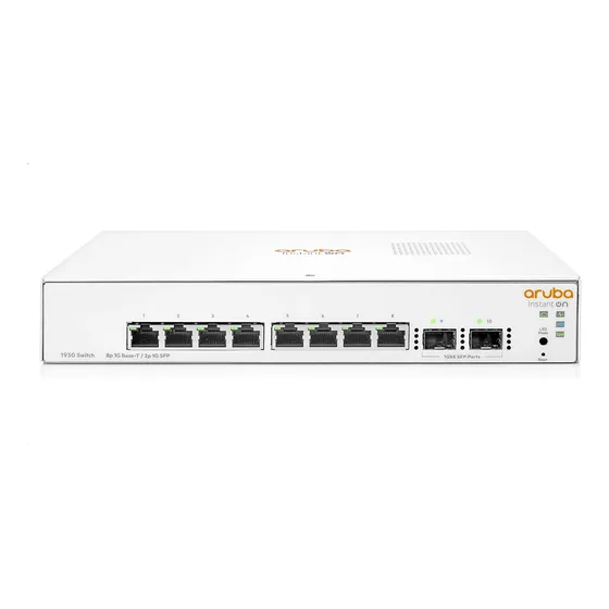 Switch Hp Aruba 1930 8 Portas Gigabit + 2 Sfp Jl680a