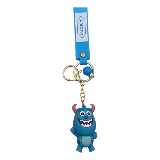 Llavero Goma Monsters Inc University Mu Monstruo Con Correa