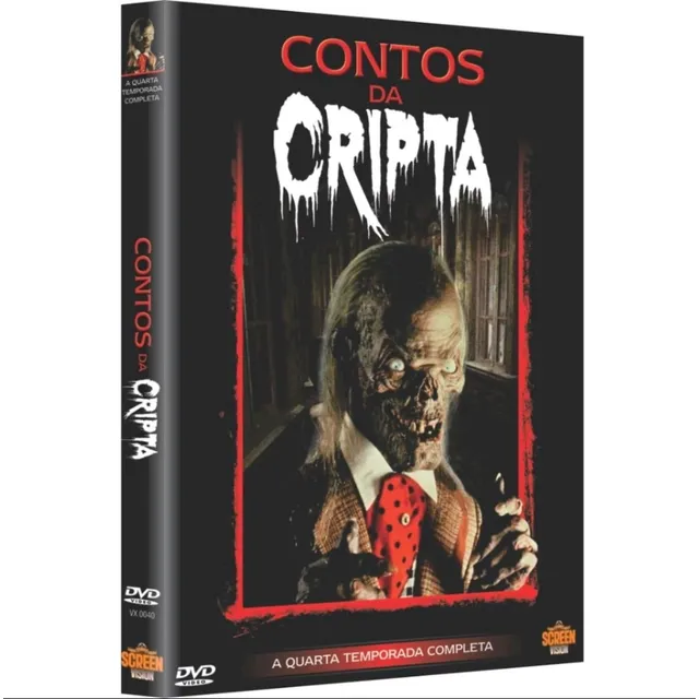 Dvd Box Contos Da Cripta 4 Temp. Original Lacrada 4 Discos