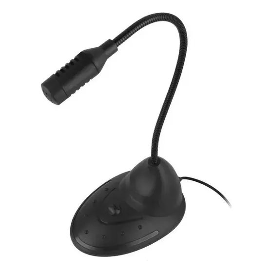 Microfono Flexible Para Pc Con Base 16jg142