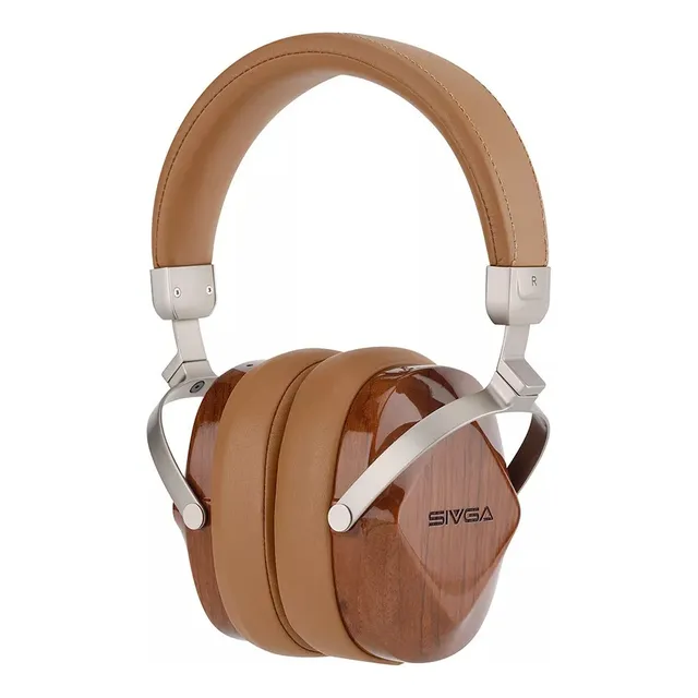 Auriculares Sivga Oriole Cerrados De Alta Fidelidad Color Marrón