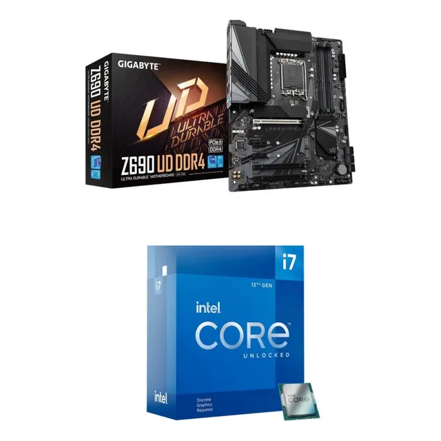 Intel Core I7-12700k Y Gigabyte Z690 Ud Ddr4