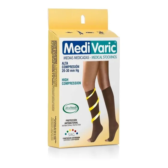 Medias De Comprension  Alta 20-30 Mmhg Medivaric Enviogratis