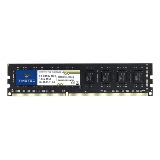 Memoria Ram Ddr3 8gb 1600mhz Pc Timetec 1.35v/1.5v