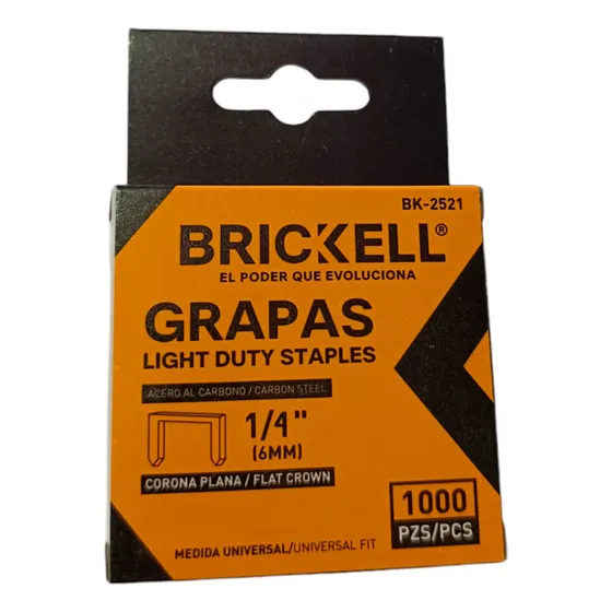 Grapas Tapicería Brickell 1/2, 3/8, 5/16 6mm 8mm 10mm 1000pz