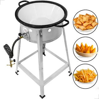 Pasteleiro Fritador Industrial A GĂĄs 7 L Inox Tacho NÂș16 Esmaltado Fritadeira Com Cavalete Reforçado Para Frituras Em Geral Original Marca Cozinha Gourmet Pasteleiro Fritador Industrial A GĂĄs 7 L Inox Tacho NÂș16 Esmaltado Fritadeira Com Cavalete Reforçado Para Frituras Em Geral Original Marca Cozinha Gourmet