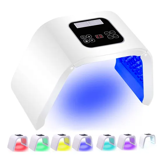 Cabina Fototerapia Tratamiento Prof Luz Facial 7 Led El Rey Momento de aplicación Día/Noche Tipo de piel Normal