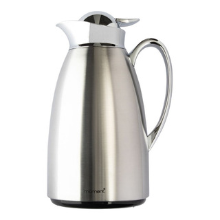 Garrafa Térmica De Café E Chá Aço Inox 1l Vidro Silicone Garrafa Térmica De Café E Chá Aço Inox 1l Vidro Silicone
