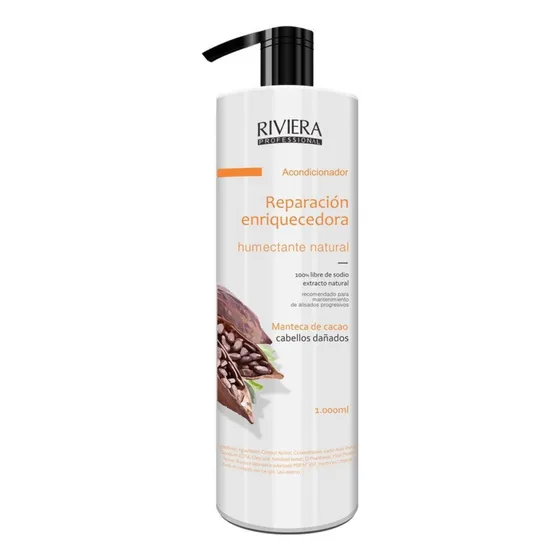 Shampoo O Acondicionador Riviera Chocolate Blanco 1l Sin Sal
