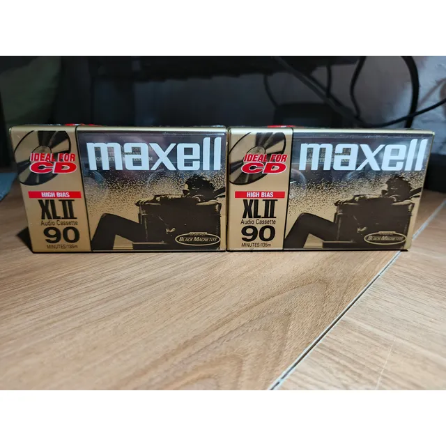 Cassettes De Audio Virgenes Nuevos Sin Abrir, Varios Modelos Pack 2 Maxell Xlii 90