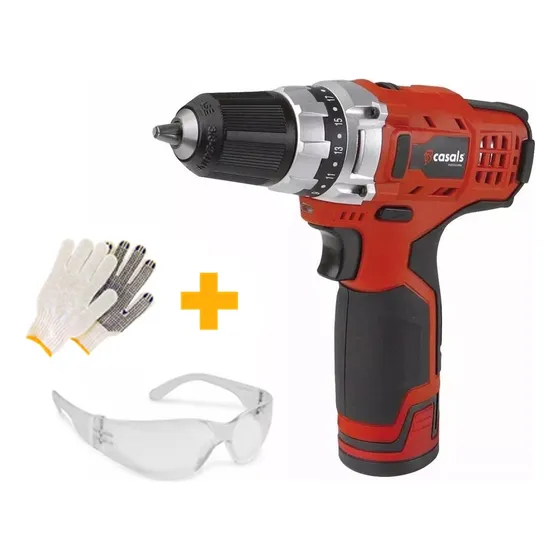 Taladro Atornillador Casals 12v Lithium + 2 Bat Cdli1312k2