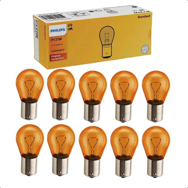 10 Lâmpada Lanterna Traseira Seta Ré Original Philips 1 Polo