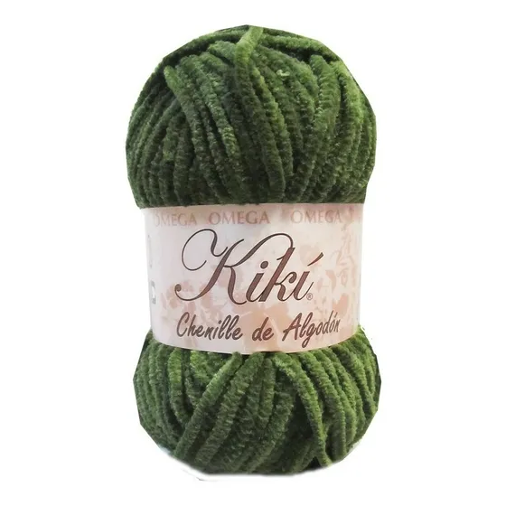 5 Hilaza Kikí Chenille Algodón Amigurumi Omega Color Elegir