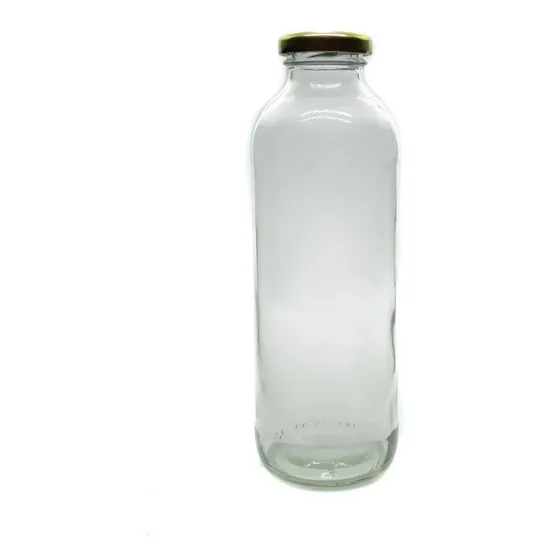 Mayorista 5 Botellas De Vidrio Tomate De 500 Cc Con Tapa