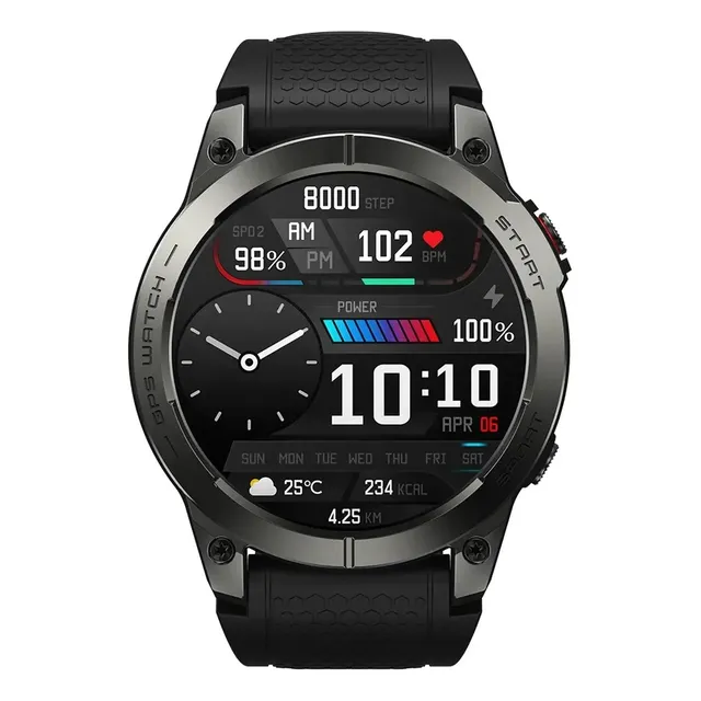 Bluetooth Smart Watch Relógio Esportive Zeblaze Stratos 3