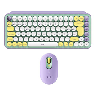 Kit Logitech Mouse Pop + Teclado Mecánico Pop Keys Lila Kit Logitech Mouse Pop + Teclado Mecánico Pop Keys Lila