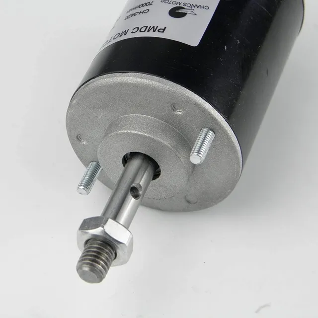 Motor Dc De Ímã Permanente Ch-3420 24v 7000rpm Com Suporte