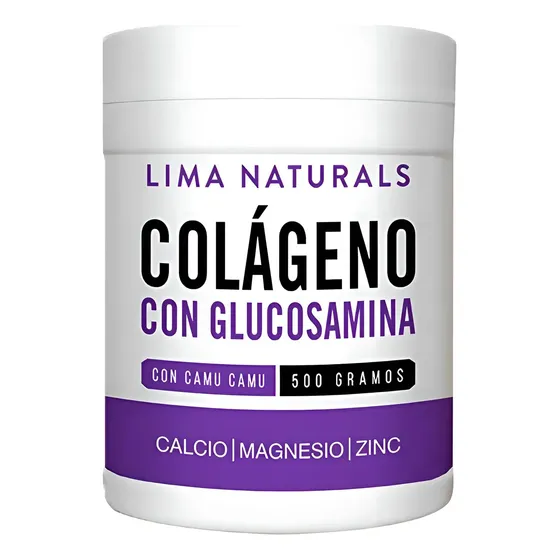 Colágeno Con Glucosamina 500 G Lima Naturals Sabor Polvo | Cuotas sin interés
