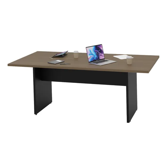 Mesa De Reunião Netmobil Nmrn 200 Retangular 200x100x77 Cm