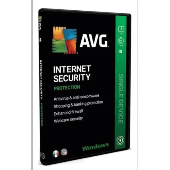 Antivirus Avg Internet Security 2 Pc 2 Dispositivo 1 Año **