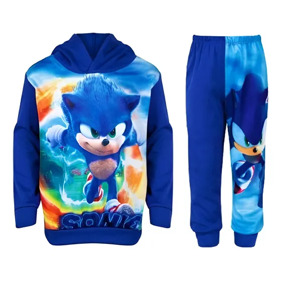  Sonic Conjunto Infantil  De Inverno Sonic ,