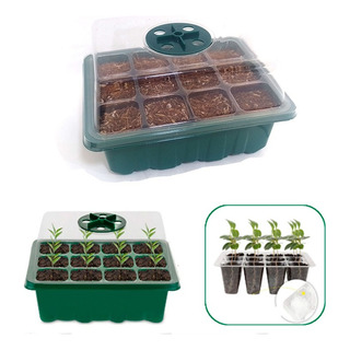 Mini Bandeja Para Germinar Con Domo Y Sustrato Par Germinar Mini Bandeja Para Germinar Con Domo Y Sustrato Par Germinar