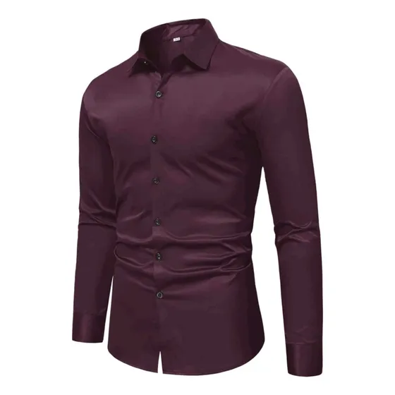Camisa Manga Larga Para Hombres