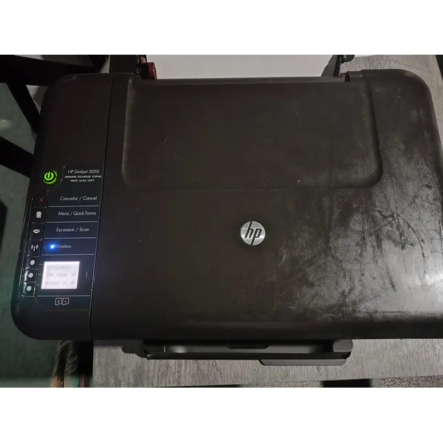 Impresora Multifunción A Color Hp Deskjet 3050 Con Wifi 127v Negro