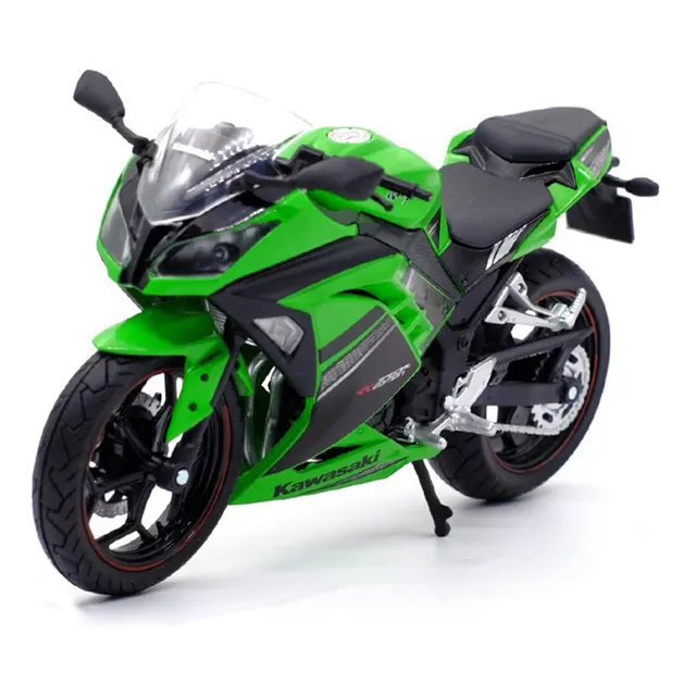 2017 Kawasaki Ninja 250 Miniatura Metal Moto Carreras 1/12