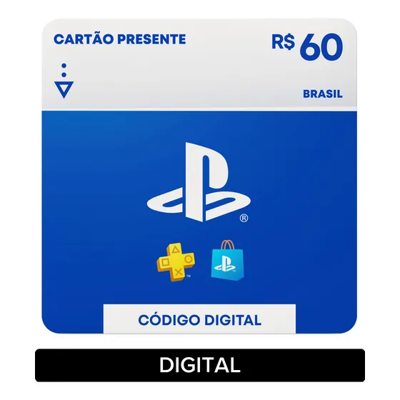 Sony PlayStation Store Gift Card BRL 60 (Digital)