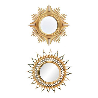 2 Espejos Colgantes De Maquillaje En Forma De Sol Para Baño 2 Espejos Colgantes De Maquillaje En Forma De Sol Para Baño